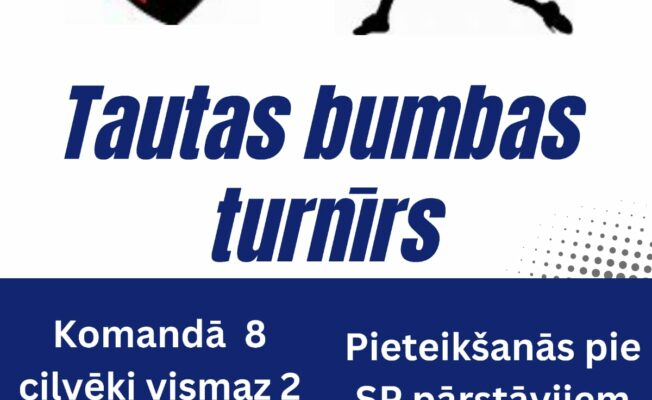 Tautas bumbas turnīra afišā: